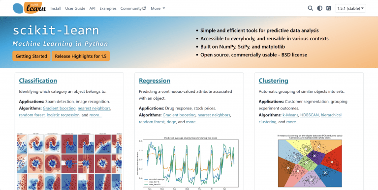 Scikit-learn——Python机器学习库