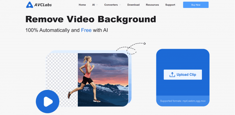 AVCLabs——在线AI自动移除视频背景