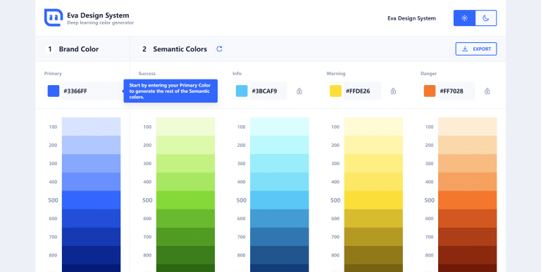 Eva Design System——基于深度学习的色彩生成工具