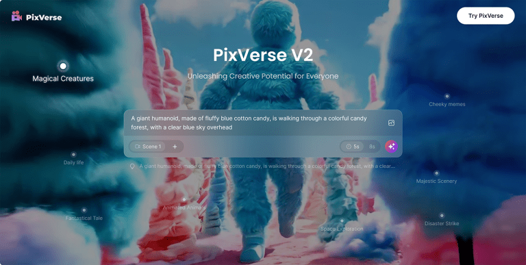 PixVerse——让创作AI视频更自由